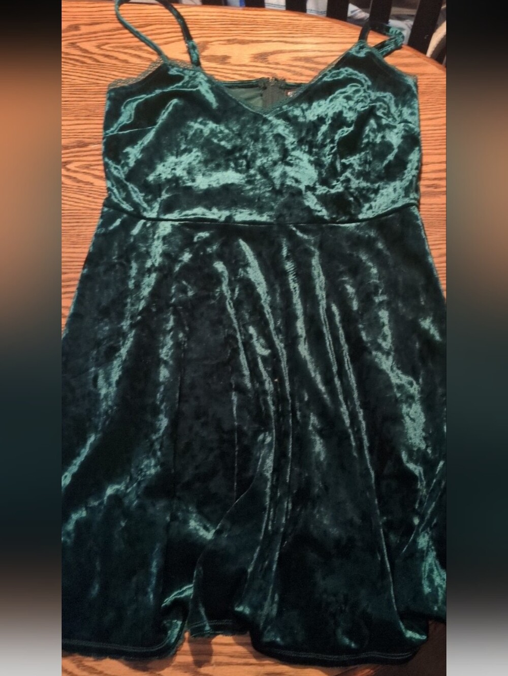 Hot topic mini velvet dress strapless